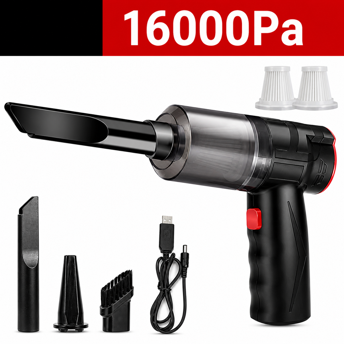 Blow And Suction Dual Purpose Vacuum Gun Wireless