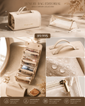 New Folding Cosmetic Bag Large Capacity Portable Handbag Waterproof Travel Storage Washing Bag For Women
