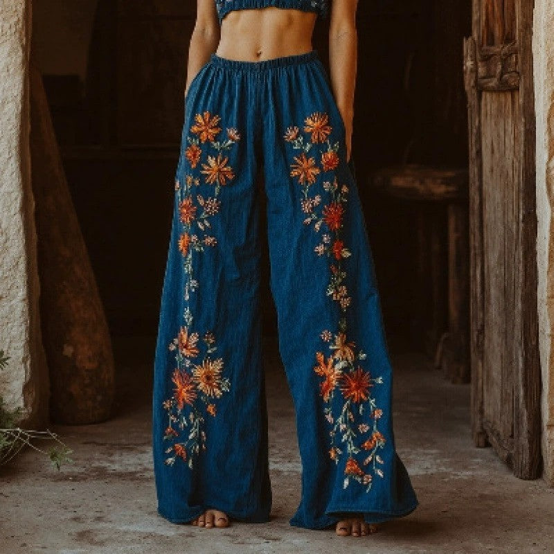 Versatile Comfortable Casual Womens Wide Leg Pants