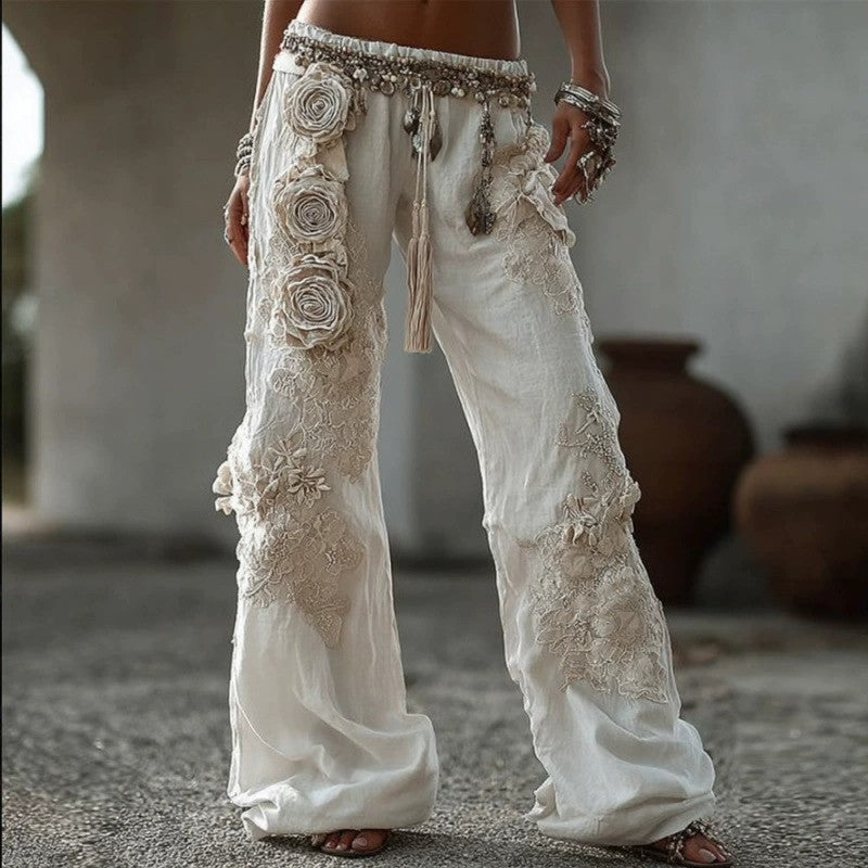 Versatile Comfortable Casual Womens Wide Leg Pants