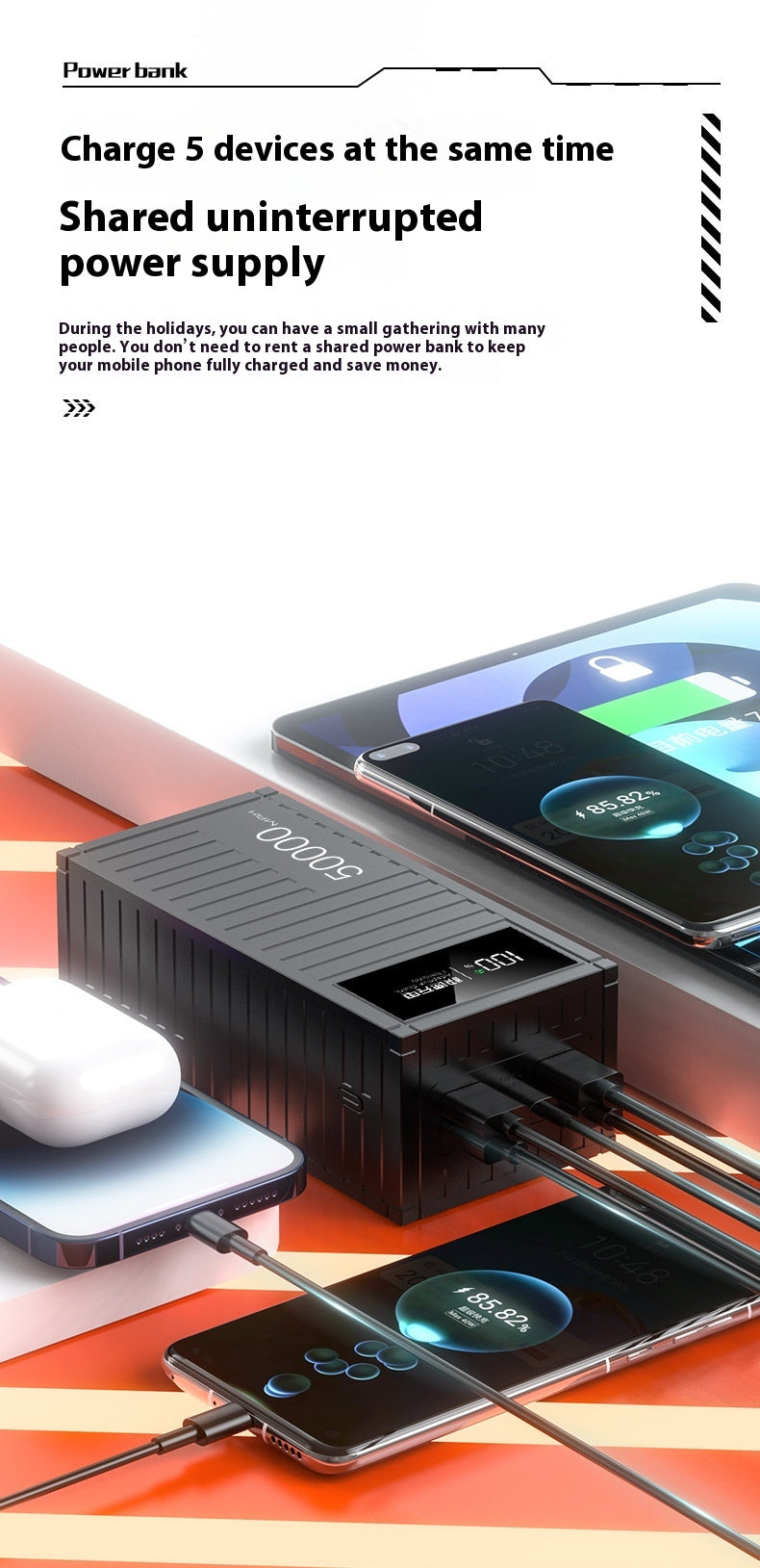 66W Super Fast Charge Container Power Bank