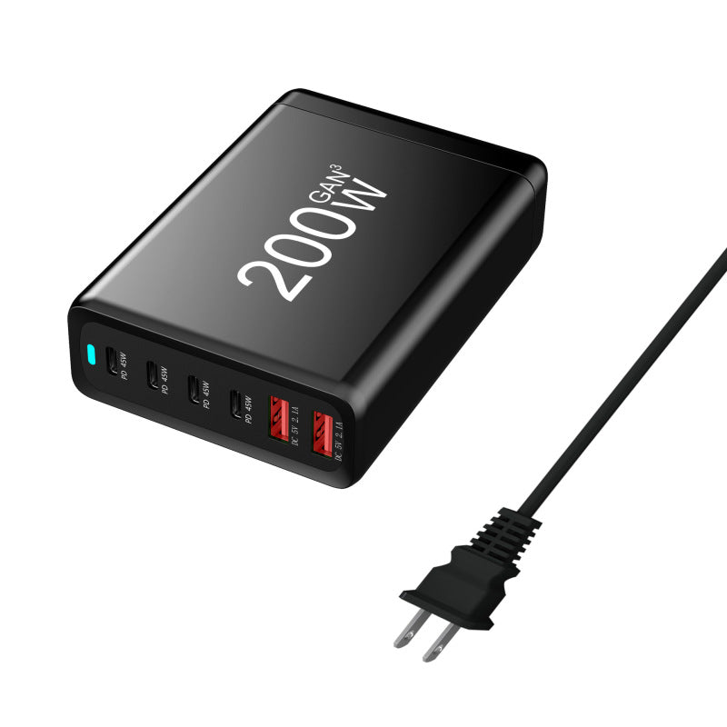 200W High Power Gallium Nitride GaN Charger
