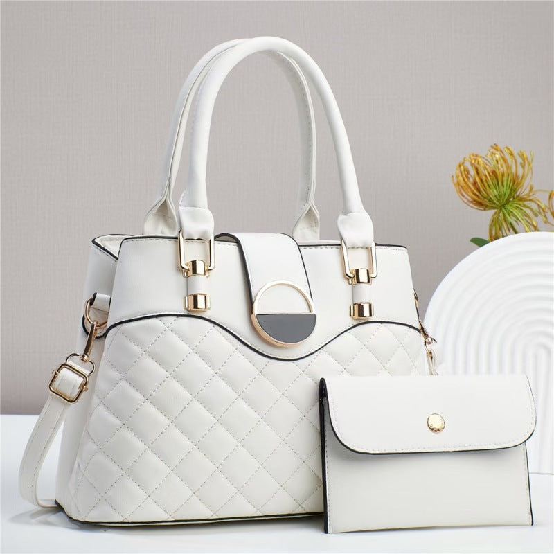 Quilted Minimalist Large Bag Tote Shoulder
