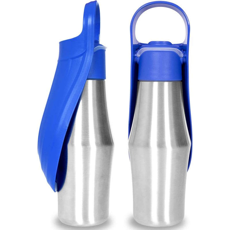 New Portable Pet Dog Water Bottle Soft Silicone Leaf Design For Dog Pets Outdoor Travel Drinking Bowls Water Dispenser