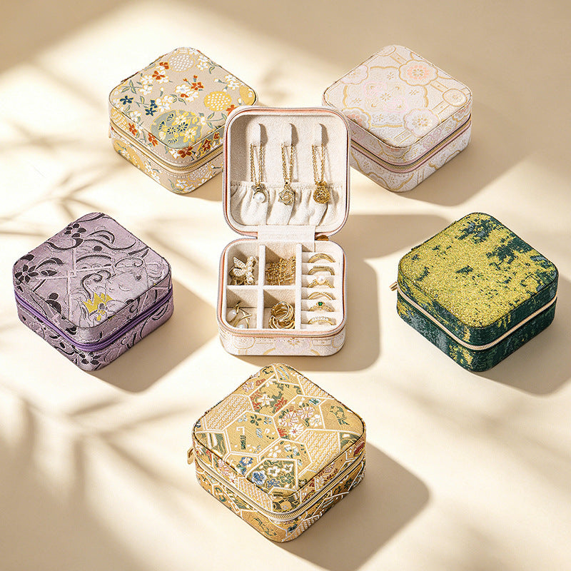 Portable Compact Travel Ring And Jewelry Organizer