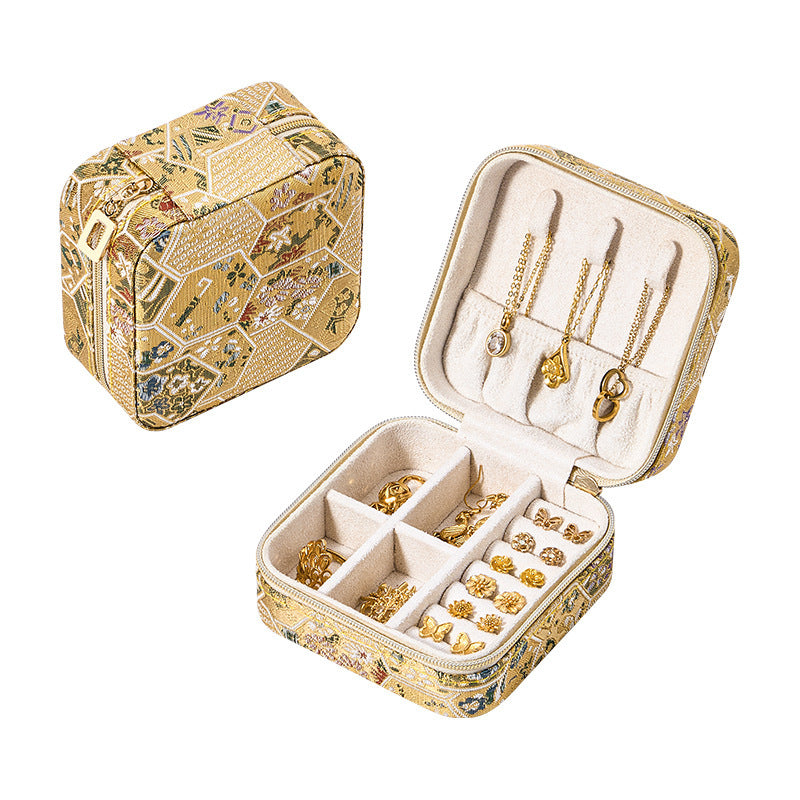 Portable Compact Travel Ring And Jewelry Organizer