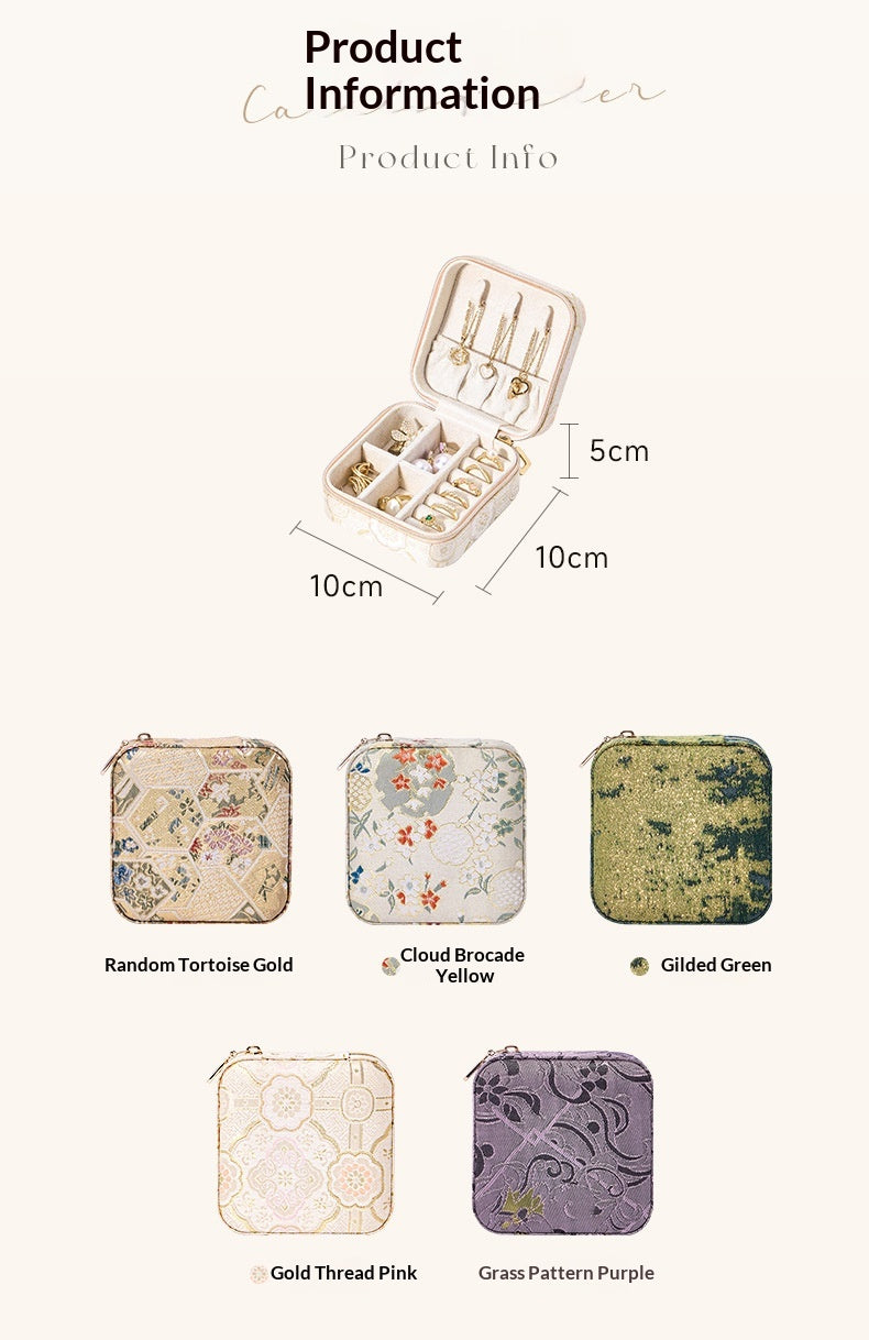 Portable Compact Travel Ring And Jewelry Organizer