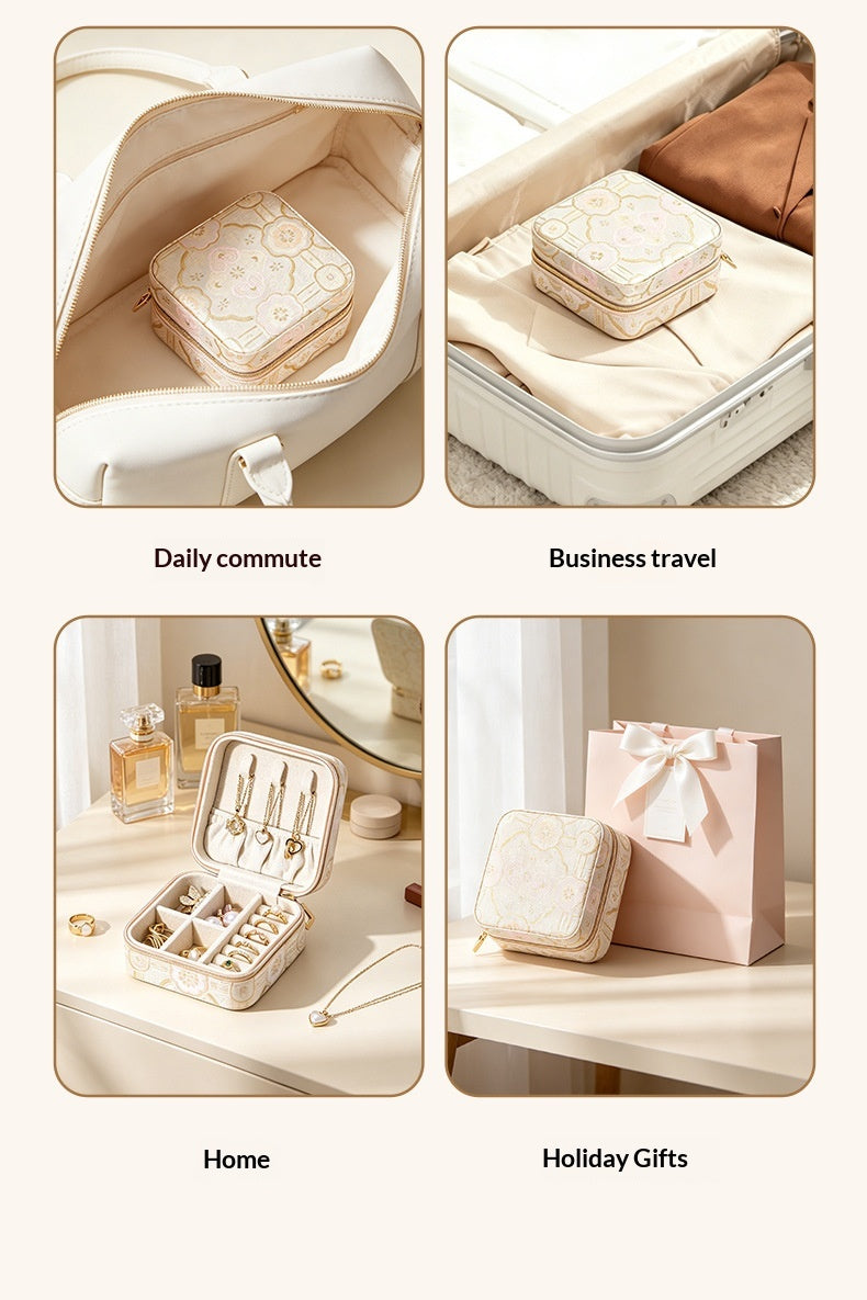 Portable Compact Travel Ring And Jewelry Organizer