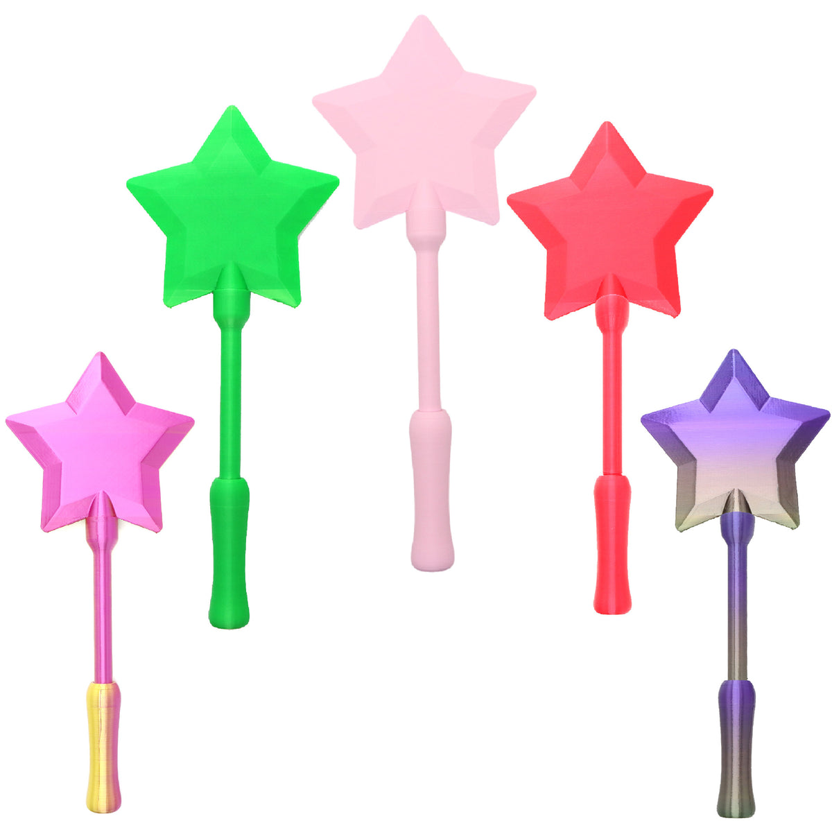 Fashion Creative 3D Printed Wand Tap To Pay Portable Cute Star Magic Wand Holder Funny Lightweight Credit Card Holder Daily Use