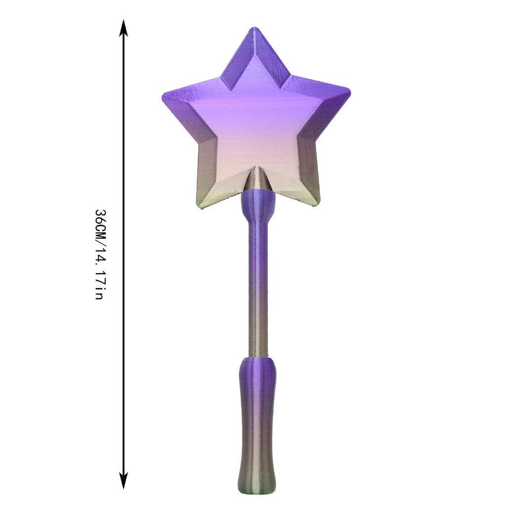Fashion Creative 3D Printed Wand Tap To Pay Portable Cute Star Magic Wand Holder Funny Lightweight Credit Card Holder Daily Use
