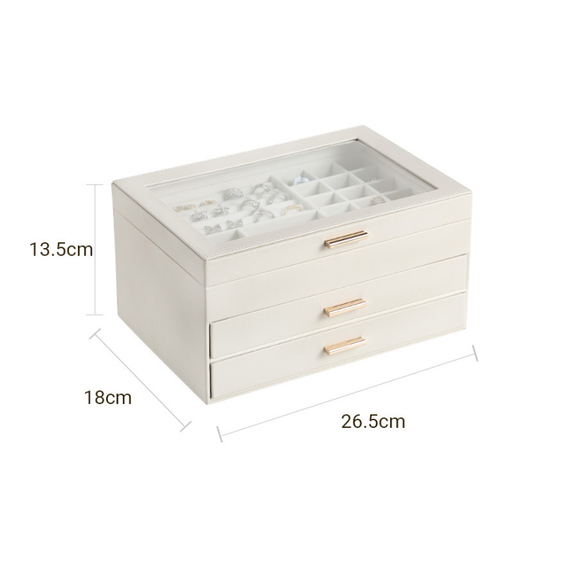 Multi-layer Drawer Jewelry Ornament Storage Box