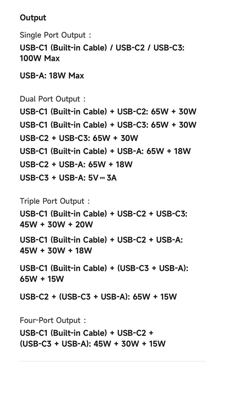100W GaN Multi-Port Charger with Built-in Retractable Type-C Cable - AI Smart Display UK EU Plug Adapter Fast Charging for Laptop Phone Tablet Travel