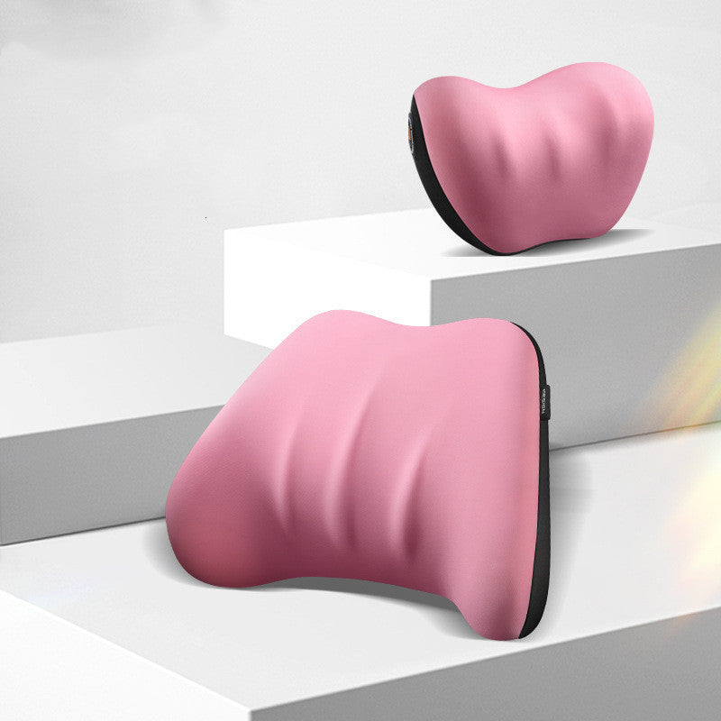 Car Memory Foam Headrest Lumbar Support