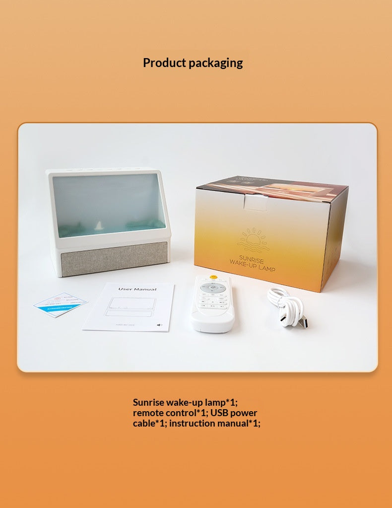 New 10-Light-Mode Sunrise Wake-Up Ambient Light