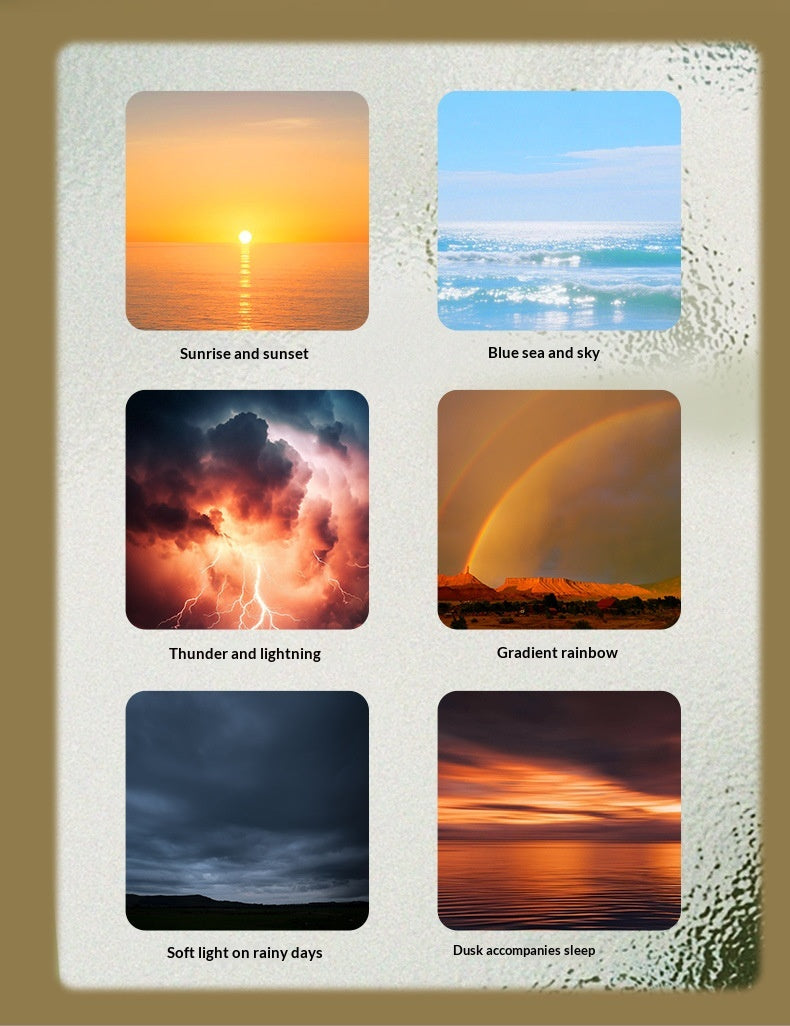 New 10-Light-Mode Sunrise Wake-Up Ambient Light