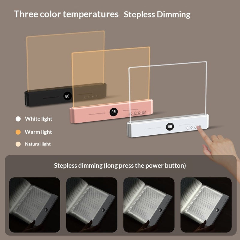 Acrylic Soft-Light LED Reading Lamp