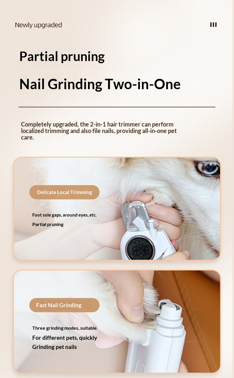 Dog Nail Clippers Pet Nail Grinder