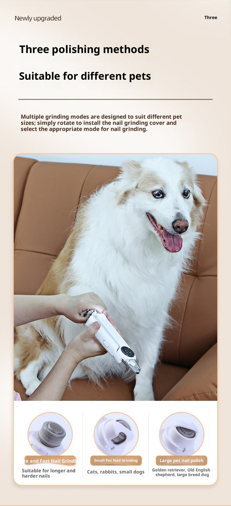 Dog Nail Clippers Pet Nail Grinder