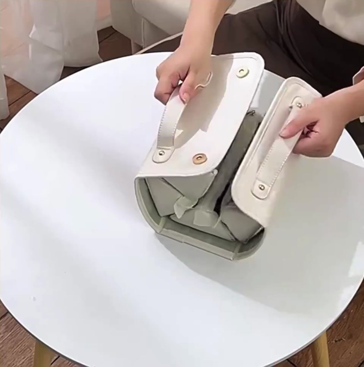 New Folding Cosmetic Bag Large Capacity Portable Handbag Waterproof Travel Storage Washing Bag For Women